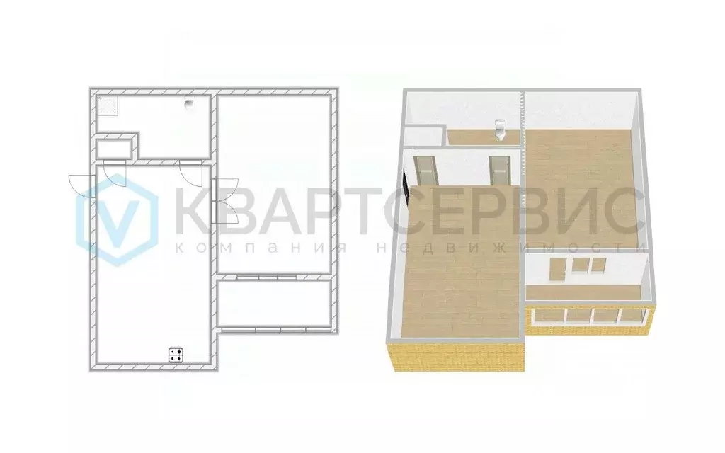 2-к кв. Омская область, Омск ул. 5-й Армии, 10 (53.2 м) - Фото 2