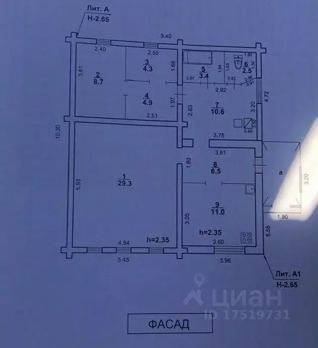 Дом в Башкортостан, Ишимбайский район, Ишеевский сельсовет, д. ... - Фото 2