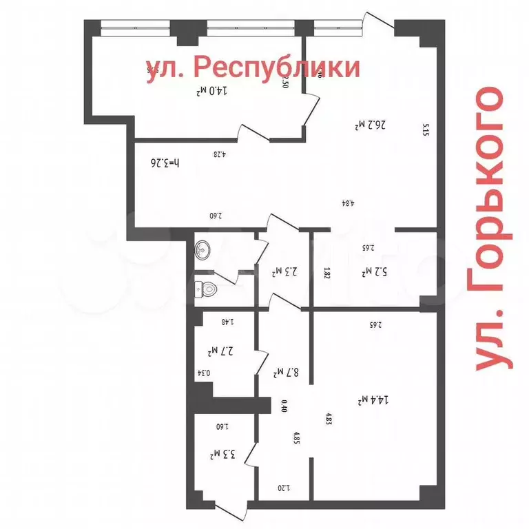 Продам торговое помещение, 76.6 м - Фото 0