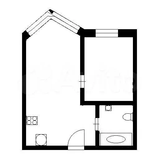 2-к. квартира, 47 м, 6/25 эт. - Фото 0