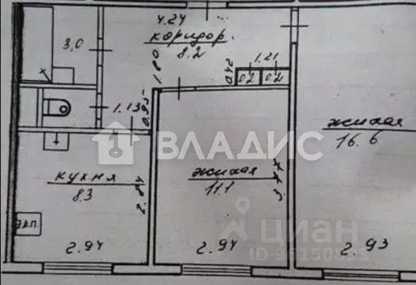 2-к кв. Карелия, Лоухский район, Пяозерский пгт Молодежная ул., 10 ... - Фото 2