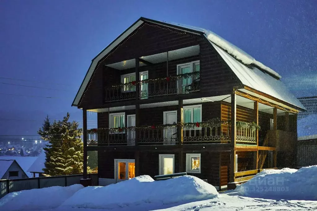 Дом в Алтай, Турочакский район, с. Артыбаш Телецкая ул., 91А (160 м) - Фото 1