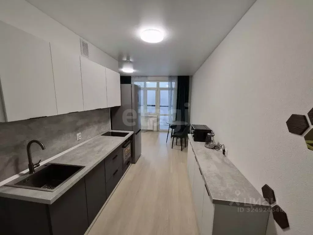 Студия Тюменская область, Тюмень Одесская ул., 7к1 (30.0 м) - Фото 1