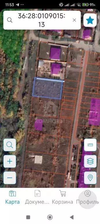 Участок в Воронежская область, Семилуки Южный мкр, ул. Земская (20.0 ... - Фото 1