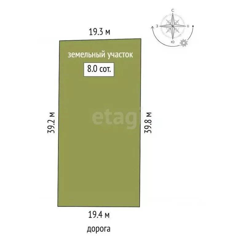 Участок в Ростовская область, Аксайский район, Рассветовское с/пос, ... - Фото 1