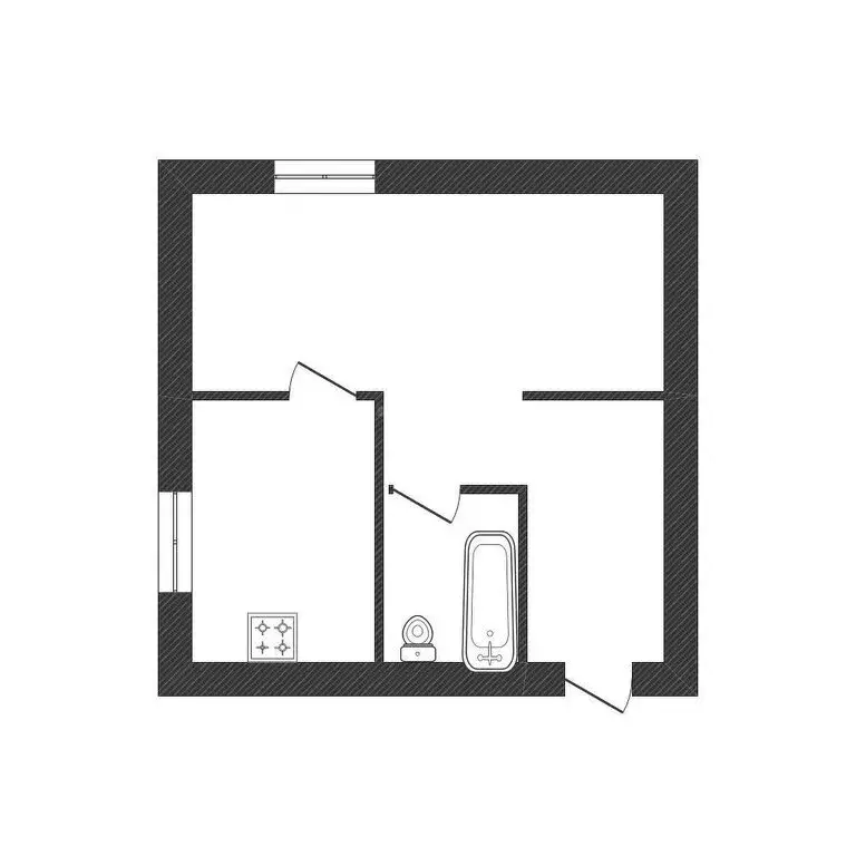 1-комнатная квартира: Волхов, улица Вали Голубевой, 7 (30.6 м) - Фото 1