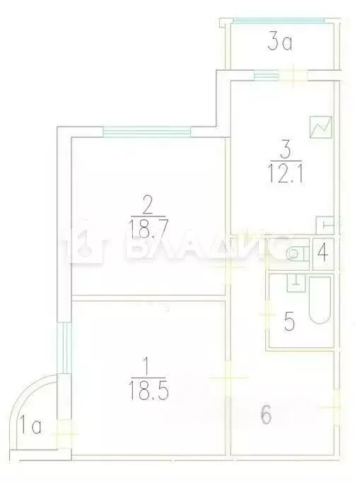 2-комнатная квартира: Москва, Волжский бульвар, 8к2 (65.3 м) - Фото 1