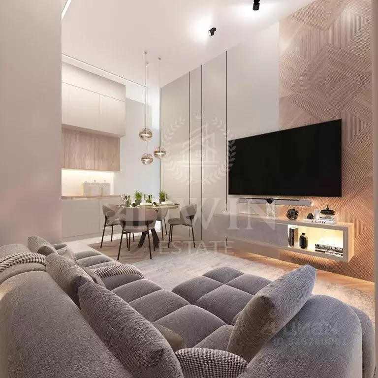 3-к кв. Московская область, Одинцовский городской округ, Заречье пгт ... - Фото 2