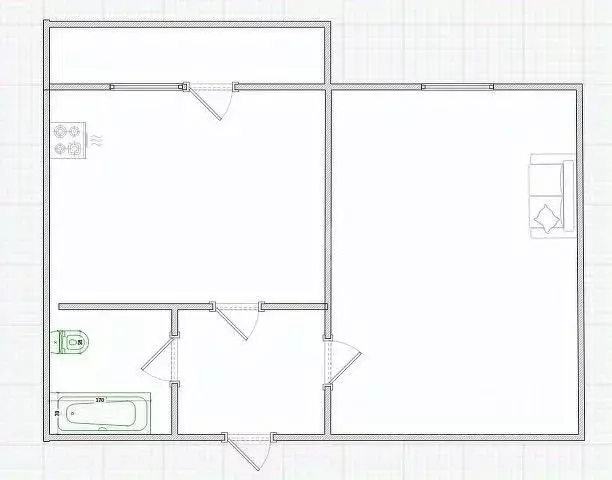 1-к кв. Костромская область, Красное-на-Волге пгт ул. Советская, 46 ... - Фото 2