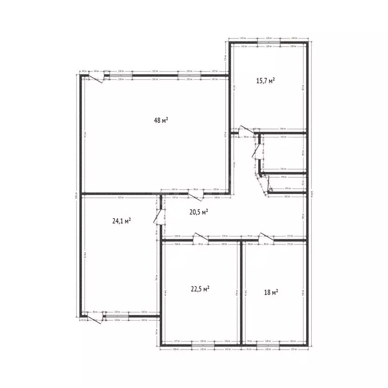4-комнатная квартира: Махачкала, улица Магомеда Ярагского, 76Б (173 м) - Фото 1