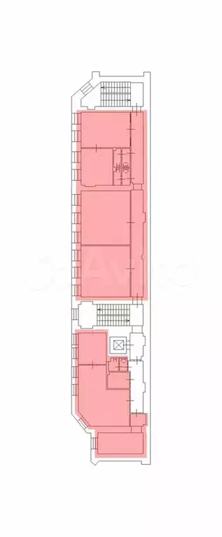 Офис 247.3 м2, 4 этаж БЦ, кабинетная планировка - Фото 0