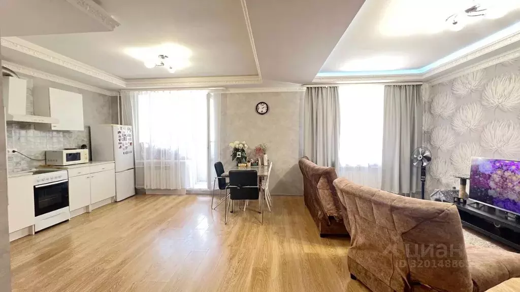 Студия Омская область, Омск ул. Перелета, 12к1 (42.4 м) - Фото 0