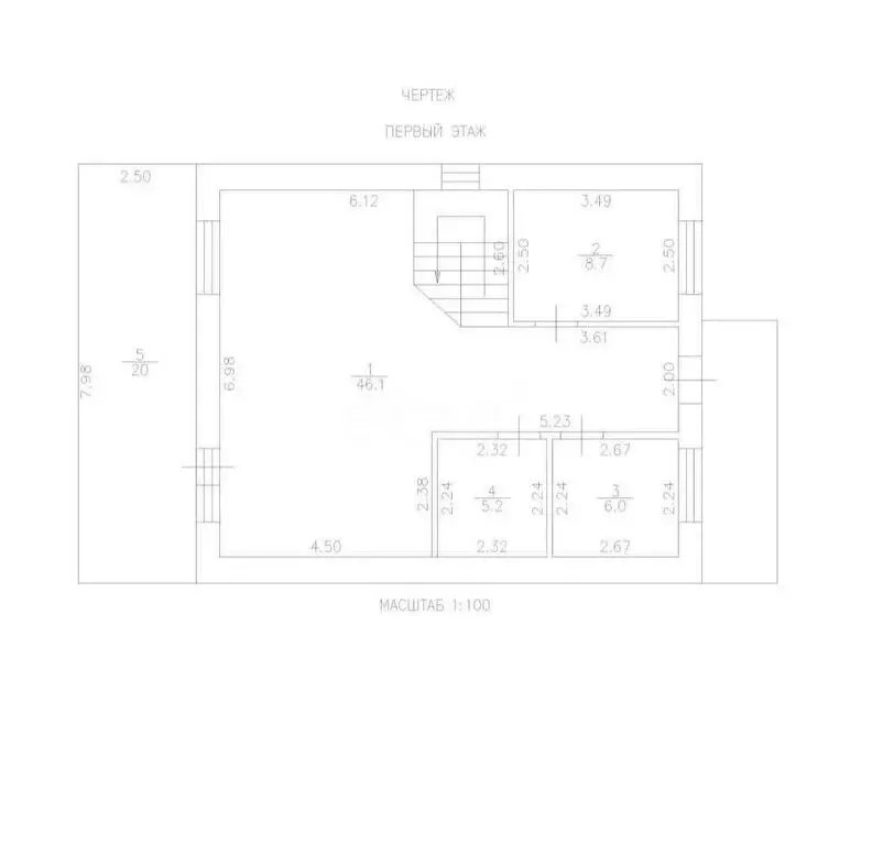 Дом в село Нагаево, улица Мухаммеда Арсланова (136 м) - Фото 1