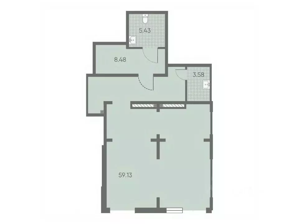 Помещение свободного назначения в Санкт-Петербург ул. Маршала ... - Фото 1