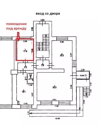 Офис в Красноярский край, Ачинск 1-й мкр, 43 (12 м) - Фото 1