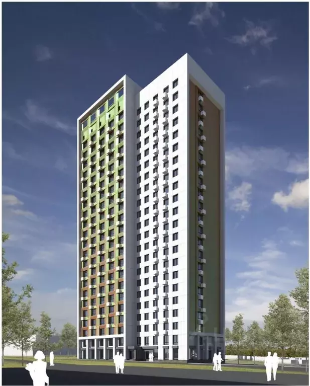 2-к кв. Нижегородская область, Нижний Новгород ул. Родионова (65.05 м) - Фото 1