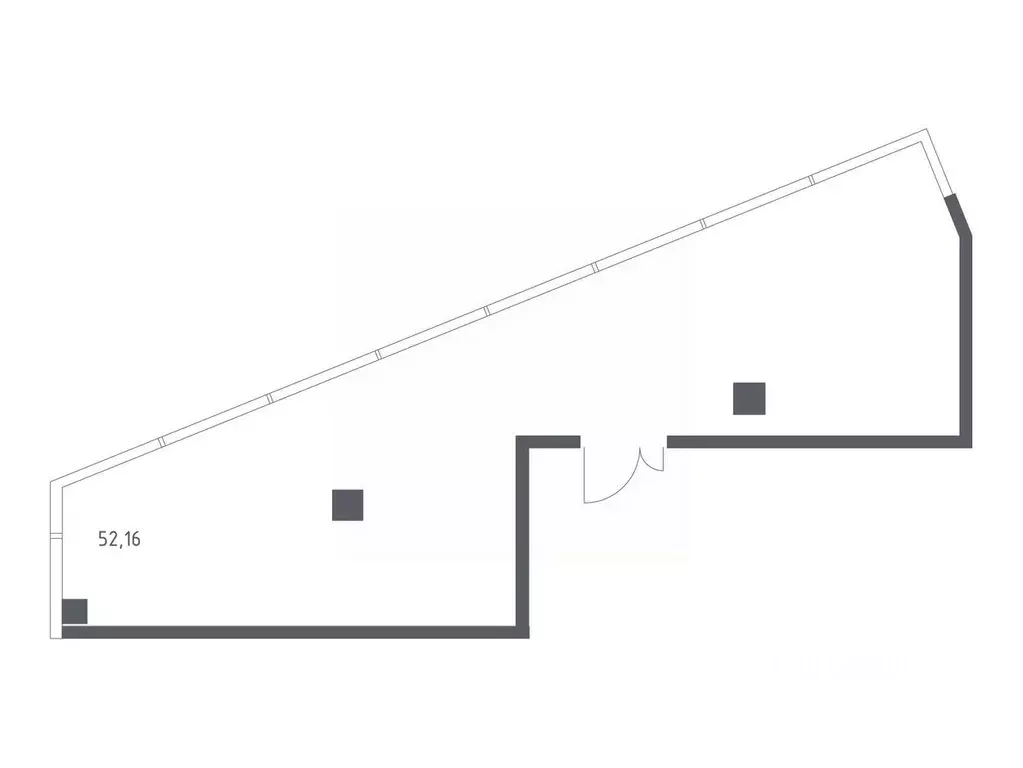 Помещение свободного назначения в Москва Верейская 41 жилой комплекс, ... - Фото 1