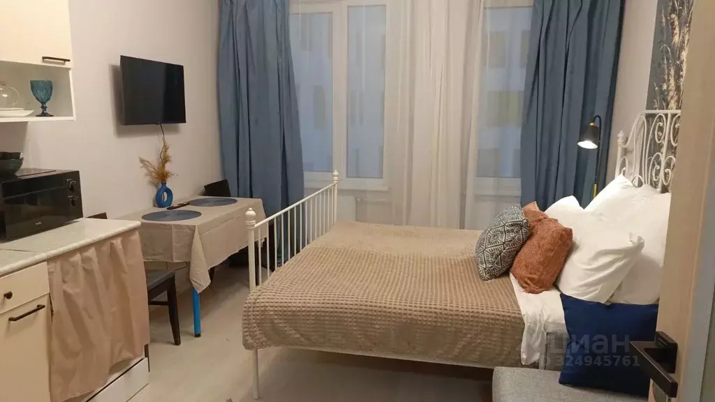 Студия Санкт-Петербург бул. Александра Грина, 1 (25.0 м) - Фото 1