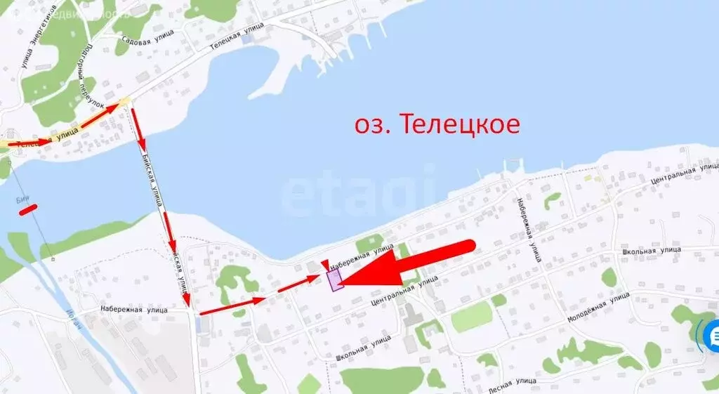 Участок в село Иогач, Набережная улица (12.7 м) - Фото 2