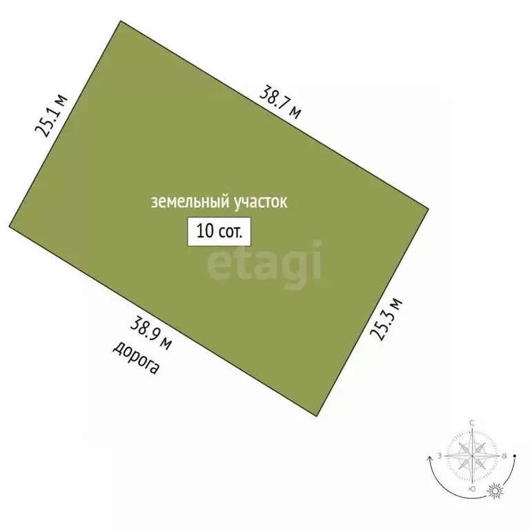 Участок в Крым, Кировский район, Первомайское с/пос, с. Первомайское ... - Фото 2