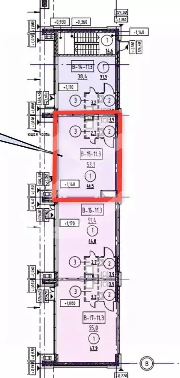 Помещение свободного назначения в Москва 3-я оч., Шагал жилой ... - Фото 2