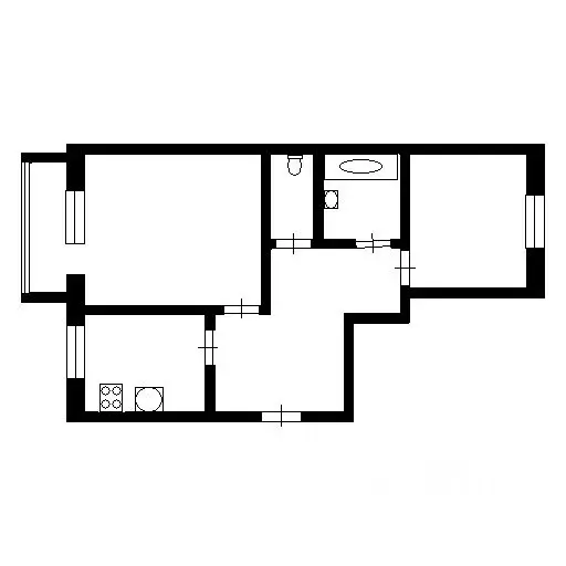 2-к кв. Пензенская область, Заречный ул. Ленина, 35 (50.1 м) - Фото 1