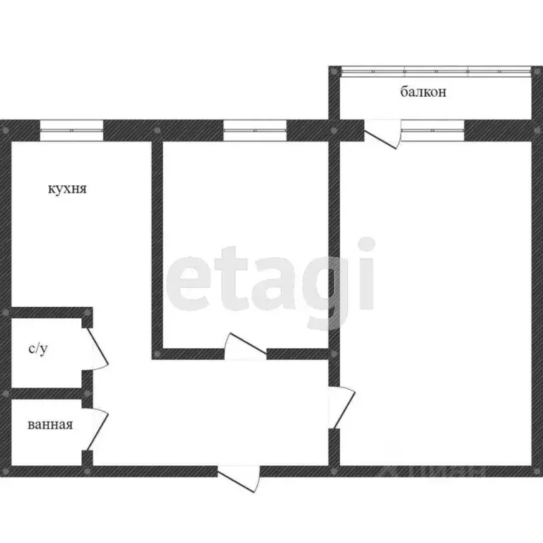 2-к кв. Татарстан, Казань ул. Тансык, 5 (65.4 м) - Фото 1