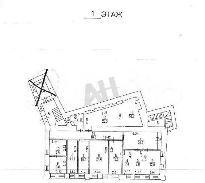 Аренда офиса 210 м2 м. Новокузнецкая в цао в - Фото 0