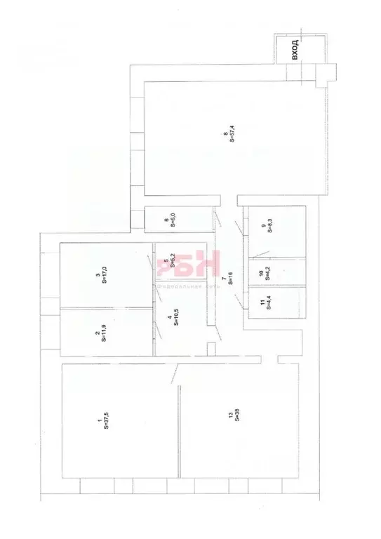 Офис в Свердловская область, Екатеринбург ул. Уральская, 2 (216 м) - Фото 1