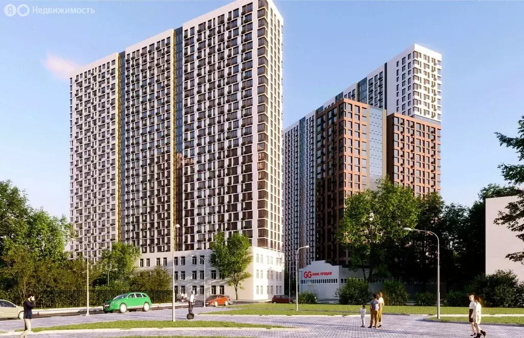 2-комнатная квартира: москва, газгольдерная улица, 10 (37 м) - Фото 0