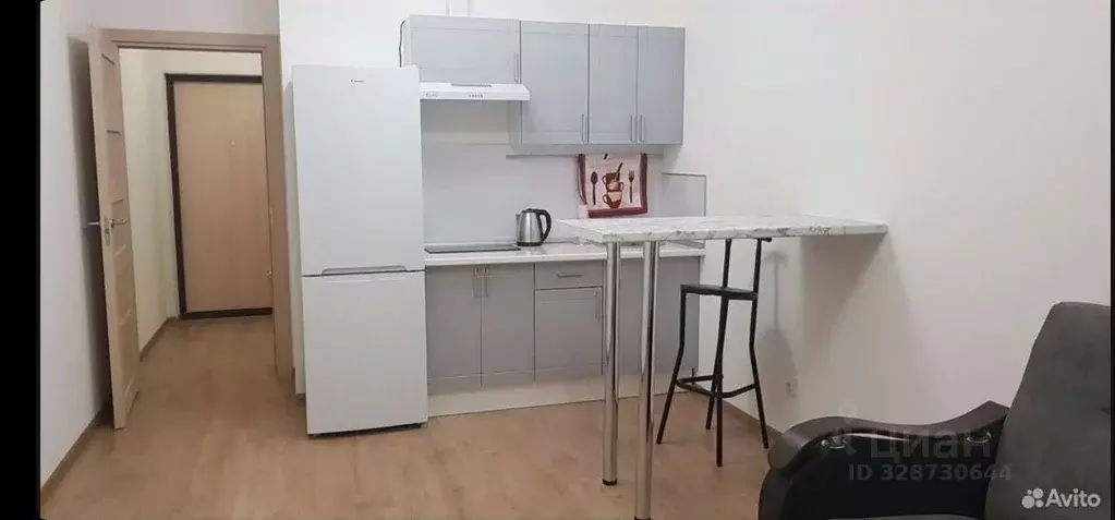 Студия Санкт-Петербург ул. Плесецкая, 16 (25.2 м) - Фото 1