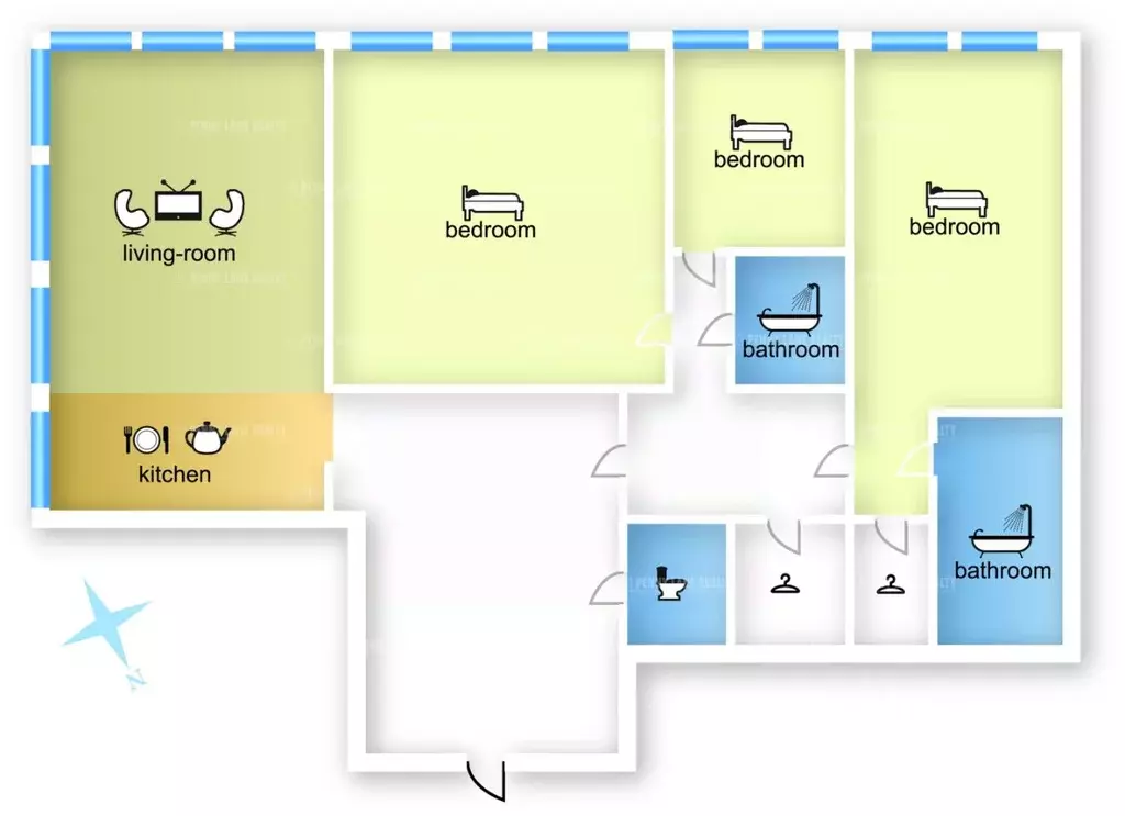4-к кв. Москва наб. Пресненская, 8с1 (187.0 м) - Фото 1