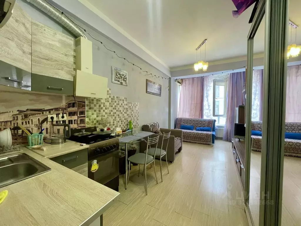 Студия Краснодарский край, Сочи Транспортная ул., 76/24 (30.0 м) - Фото 1