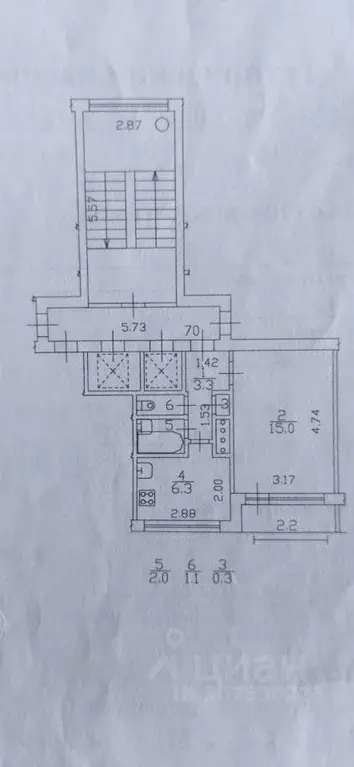 1-к кв. Санкт-Петербург ул. Маршала Казакова, 1К2 (28.0 м) - Фото 0