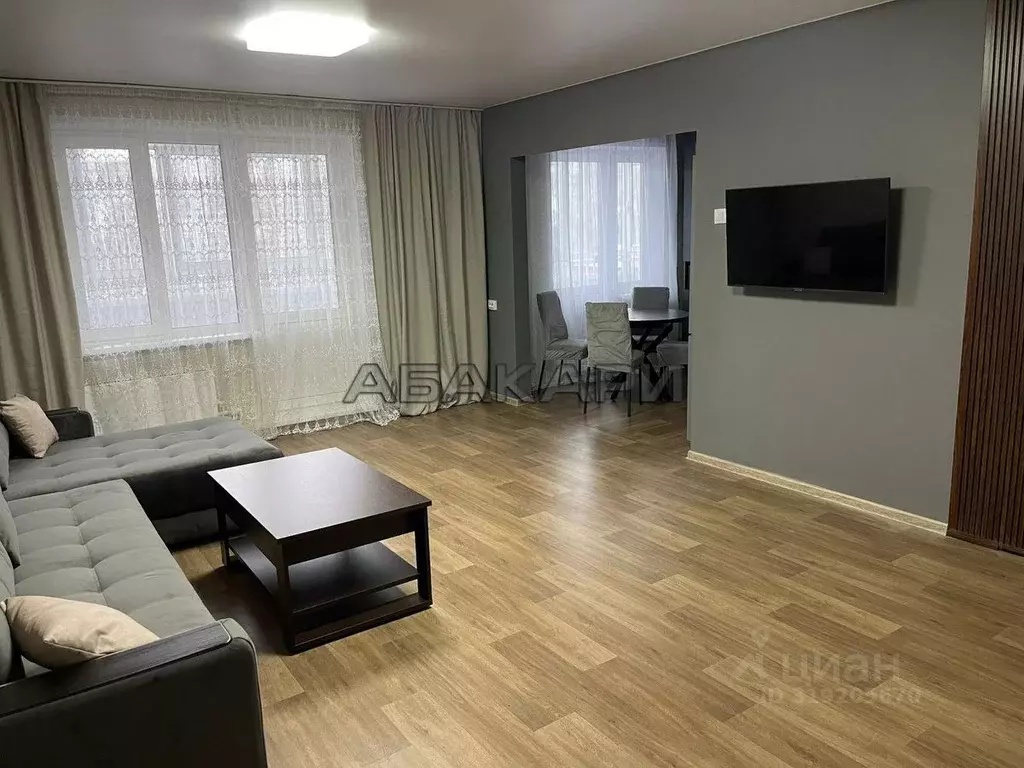 3-к кв. Красноярский край, Красноярск ул. Елены Стасовой, 48А (78.0 м) - Фото 1