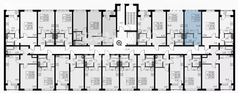 Квартира-студия: Тамбов, улица имени Павла Строганова, 11Д (21.93 м) - Фото 1