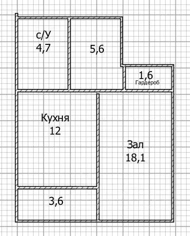1-к кв. Башкортостан, Уфа ул. Глумилинская, 4 (42.1 м) - Фото 2