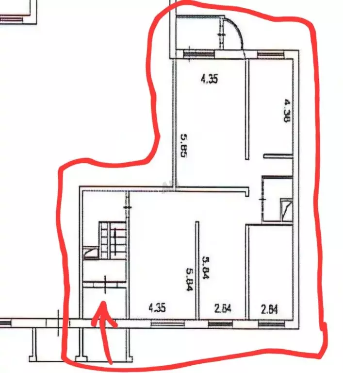 Помещение свободного назначения в Москва ул. 6-я Нововатутинская, 1 ... - Фото 2
