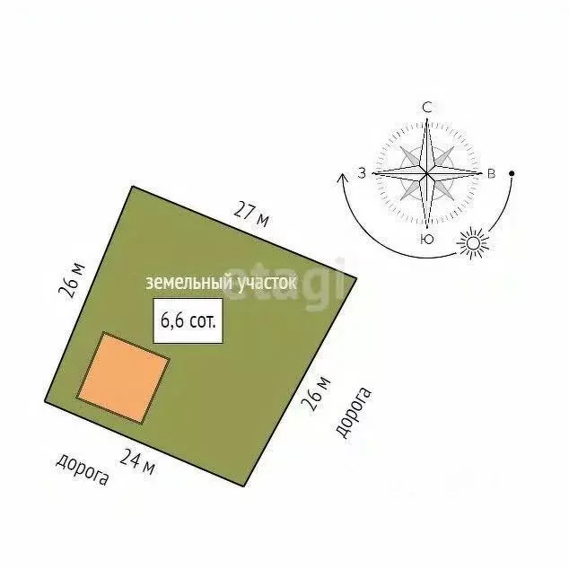 Дом в Амурская область, Благовещенск Чайка СНТ, 25 (50 м) - Фото 2