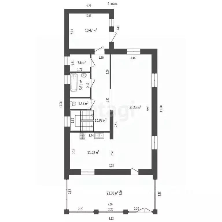 Дом в Мордовия, Саранск ул. 2-я Набережная, 56 (140 м) - Фото 2