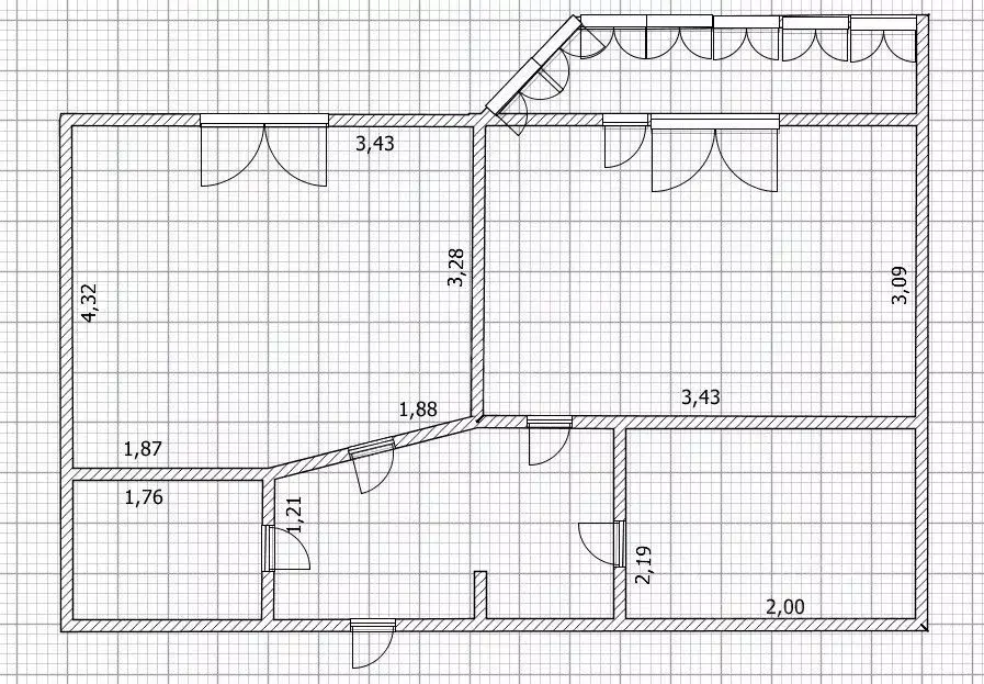 2-к кв. Оренбургская область, Оренбург ул. Дорофеева, 7 (40.0 м) - Фото 1