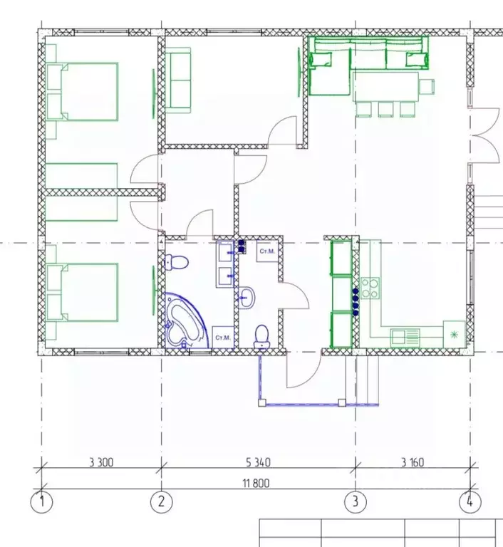 Дом в Краснодарский край, Анапа муниципальный округ, с. Витязево ул. ... - Фото 2