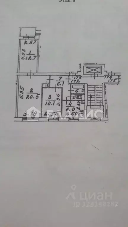 3-к кв. Московская область, Королев ул. Мичурина, 16 (60.7 м) - Фото 2