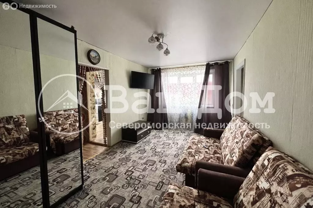 2-комнатная квартира: Североморск, Гвардейская улица, 10 (42 м) - Фото 2
