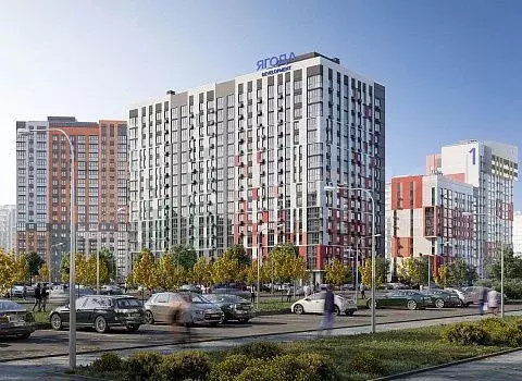 1-к. квартира, 42,9 м, 11/16 эт. - Фото 1
