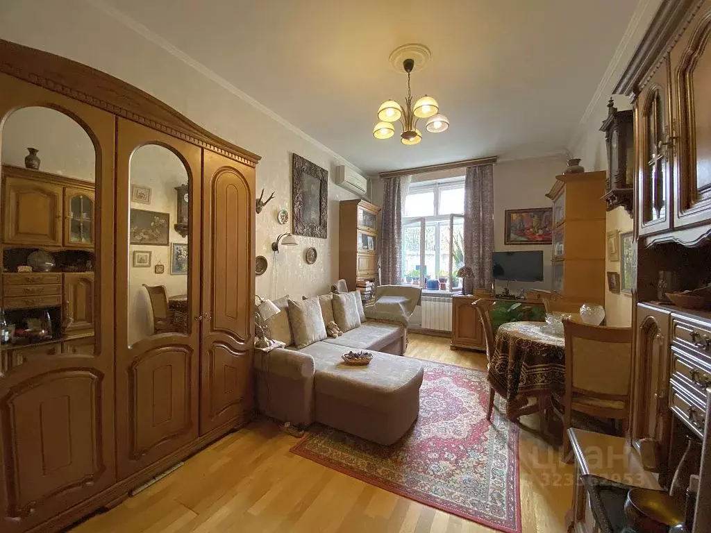 Комната Москва Языковский пер., 4А (19.3 м) - Фото 1