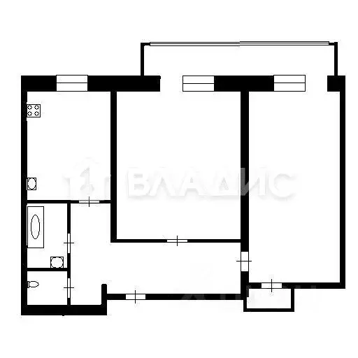 2-к кв. Москва бул. Матроса Железняка, 31К1 (60.0 м) - Фото 1