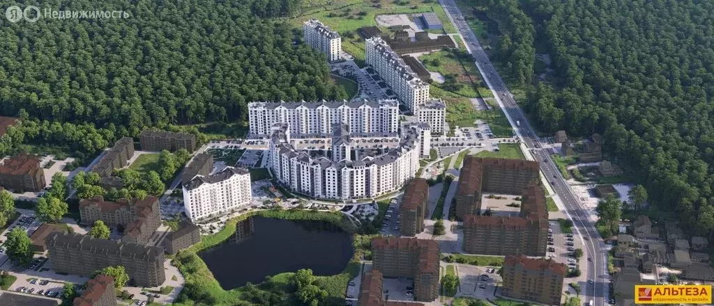 2-комнатная квартира: Зеленоградск, улица Тургенева, 16А (63.19 м) - Фото 1
