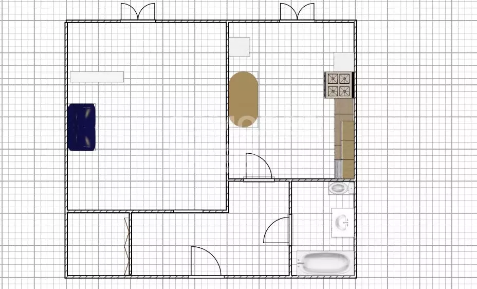 1-к кв. Ульяновская область, Ульяновск ул. Хваткова, 2 (36.0 м) - Фото 2