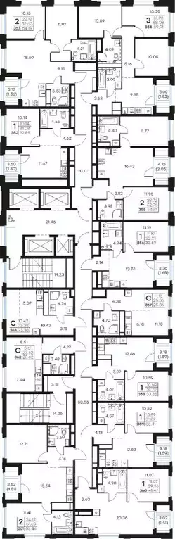 2-к кв. Нижегородская область, Нижний Новгород Глоракс Левобережный ... - Фото 1